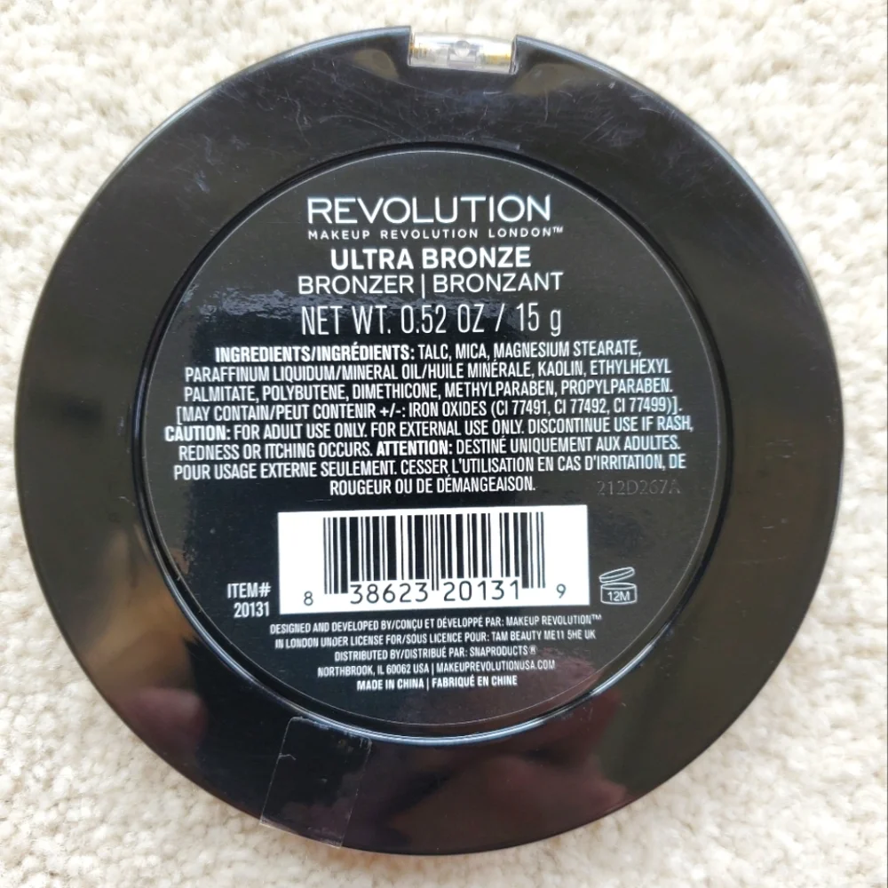 Makeup Revolution Ultra Bronze Bronzer Contour Contouring Powder Foundation NEW